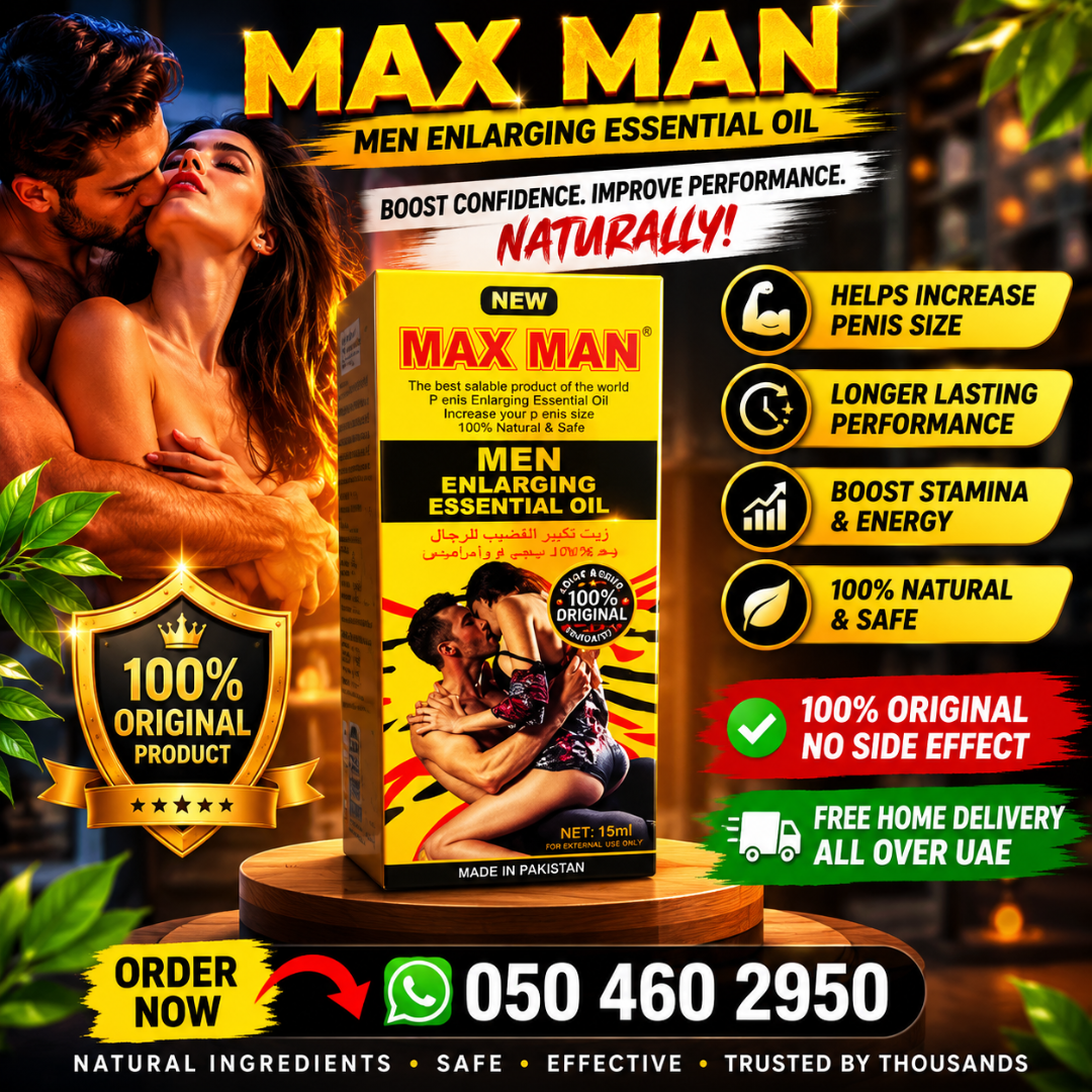 Maxman Enlarging Essential Oil 30g for Men Lowest price In Dubai Maxman Enlarging Essential Oil
