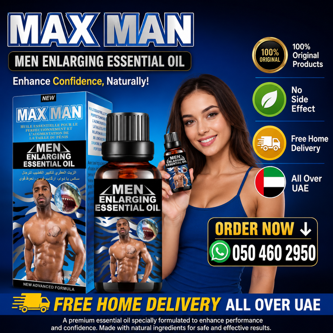 Buy Maxman Enlarging Essential Oil (30ml) At Best Price In Dubai Maxman Enlarging Essential Oil