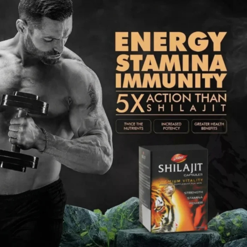 Dabur Shilajit Capsules Supplement For Men Price In Dubai - Image 2