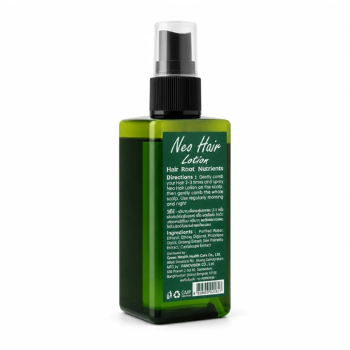 Neo Hair Lotion Green Wealth With Derma Roller - Image 5